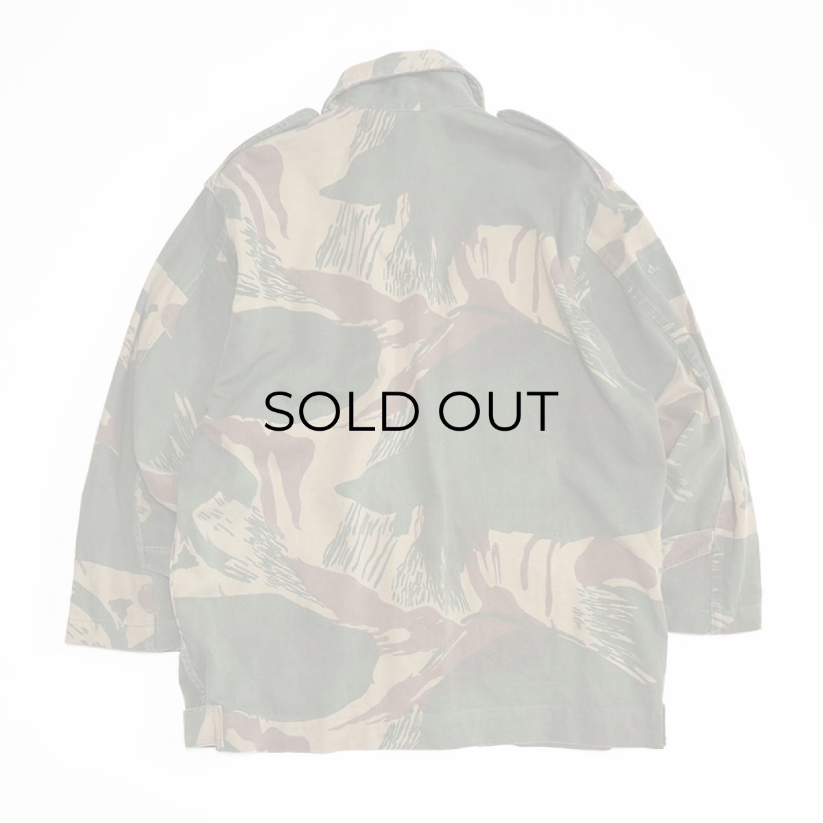 画像3: 50's-60's PAKISTAN ARMY COTTON TWILL BRUSH STROKE CAMOUFLAGE FIELD JACKET (3)