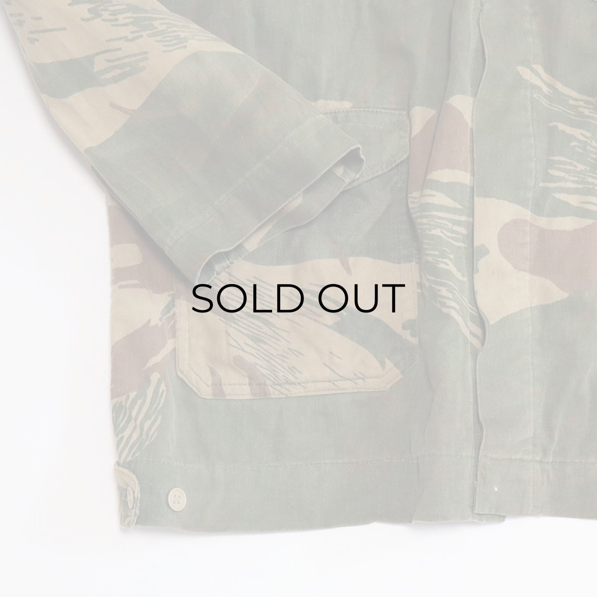 画像5: 50's-60's PAKISTAN ARMY COTTON TWILL BRUSH STROKE CAMOUFLAGE FIELD JACKET (5)