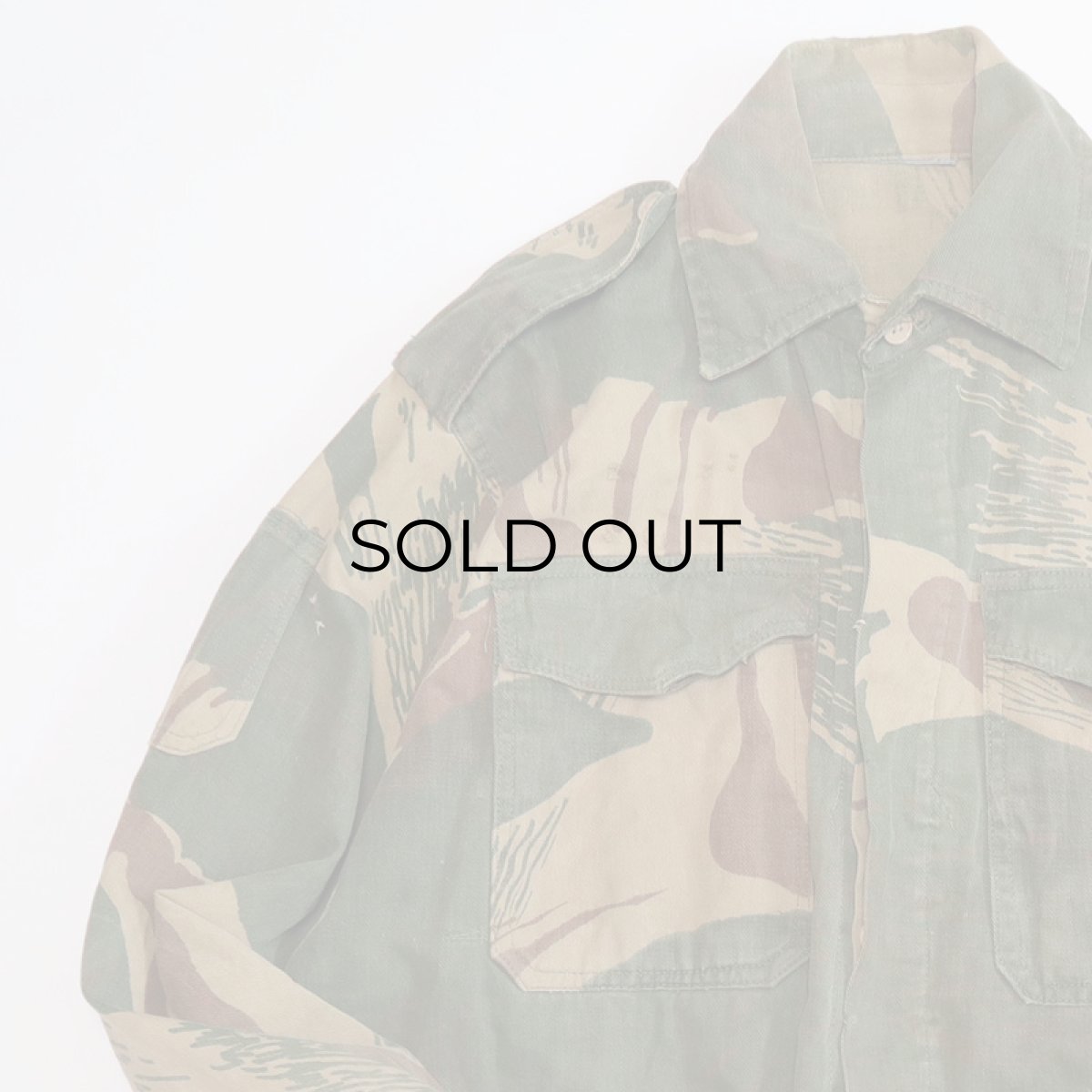 画像4: 50's-60's PAKISTAN ARMY COTTON TWILL BRUSH STROKE CAMOUFLAGE FIELD JACKET (4)