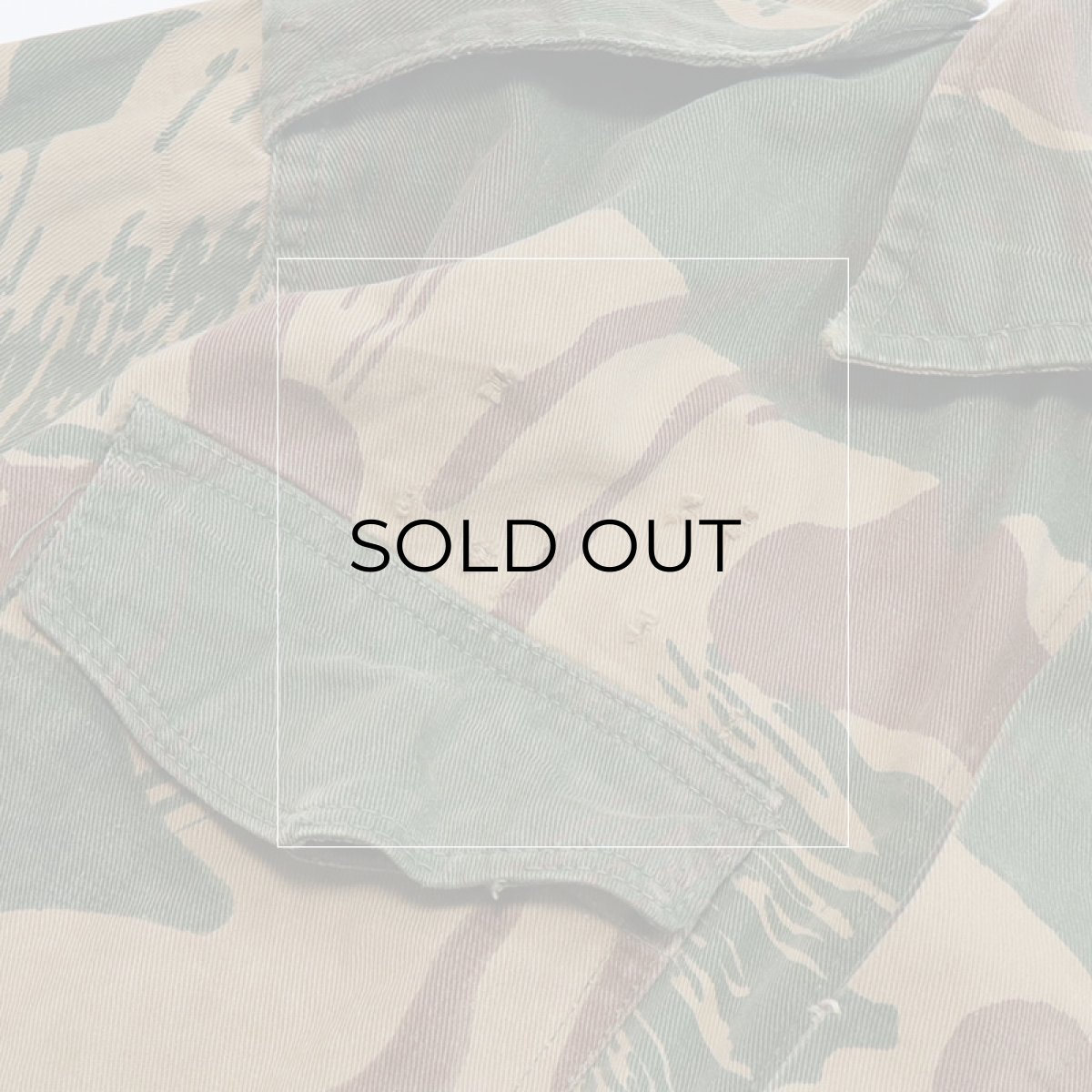 画像11: 50's-60's PAKISTAN ARMY COTTON TWILL BRUSH STROKE CAMOUFLAGE FIELD JACKET (11)