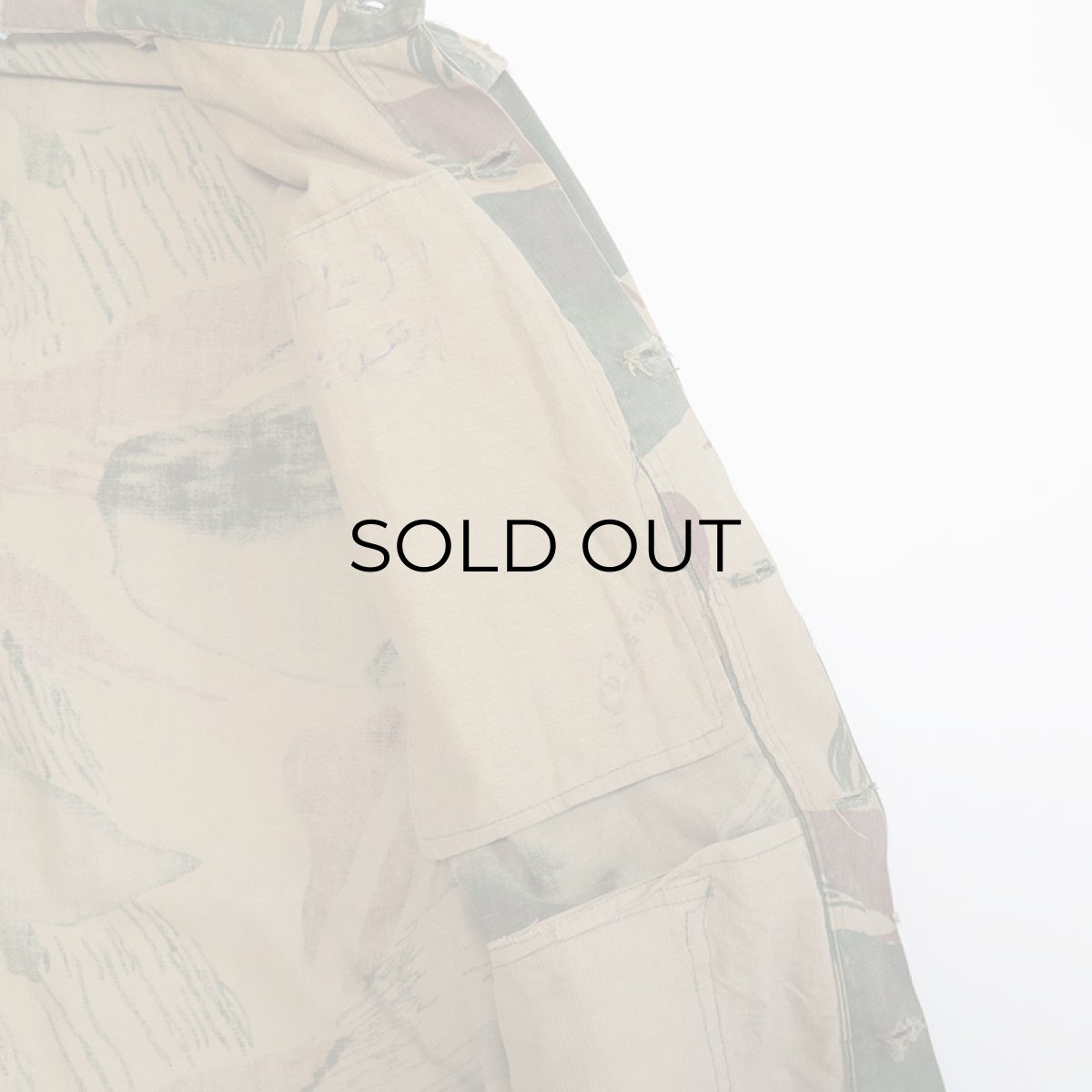 画像6: 50's-60's PAKISTAN ARMY COTTON TWILL BRUSH STROKE CAMOUFLAGE FIELD JACKET (6)