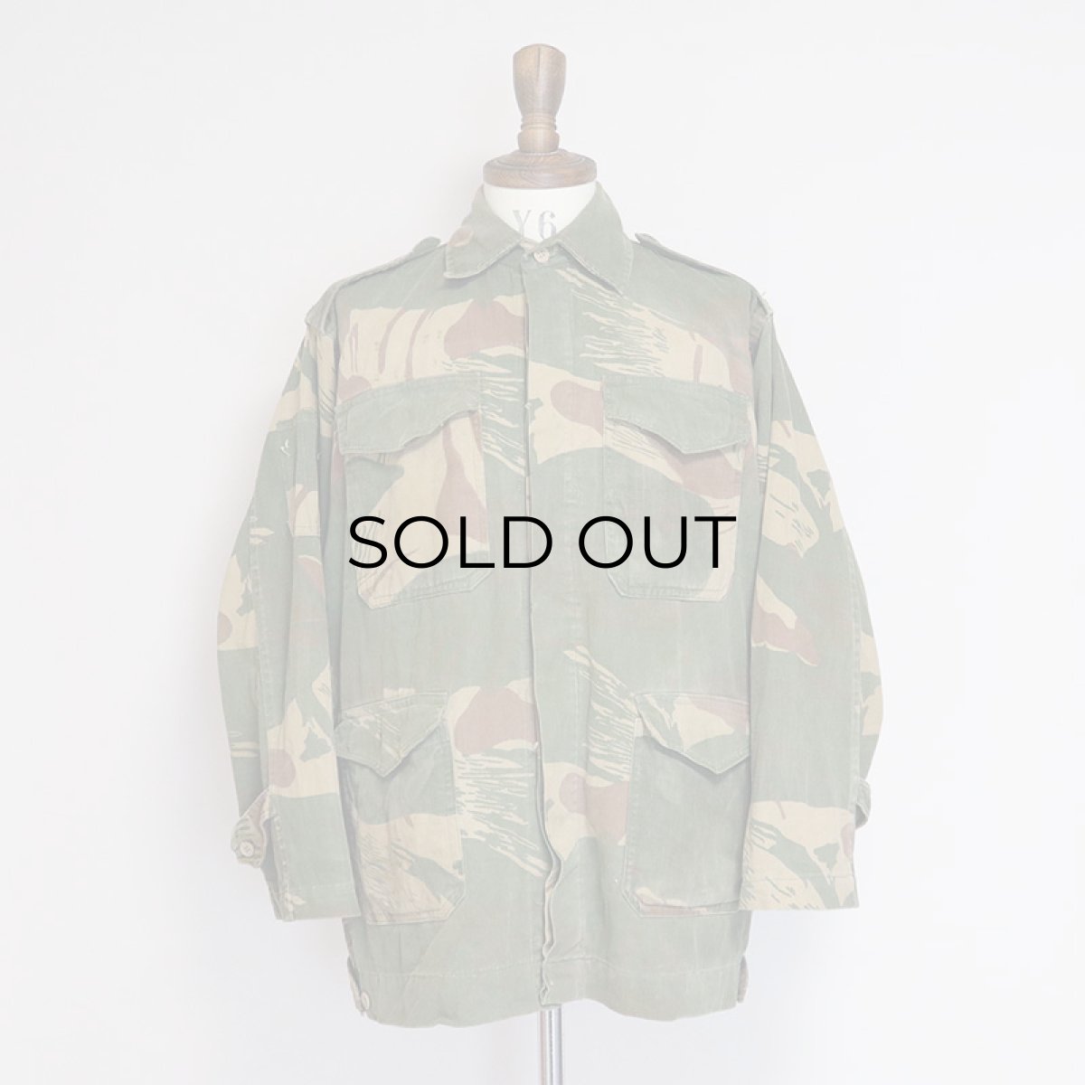 画像12: 50's-60's PAKISTAN ARMY COTTON TWILL BRUSH STROKE CAMOUFLAGE FIELD JACKET (12)