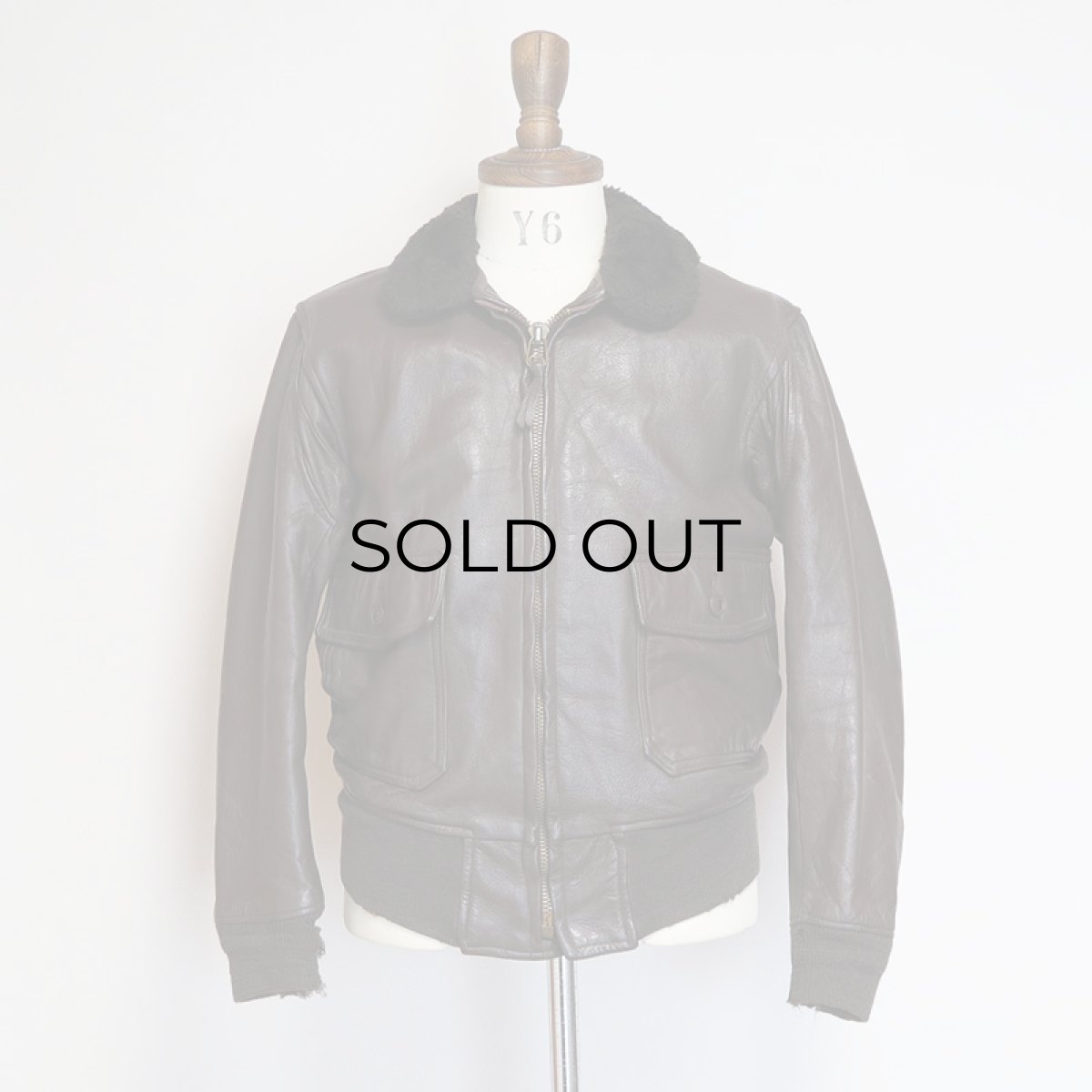 画像10: 70's US NAVY G-1 LEATHER FLIGHT JACKET (10)