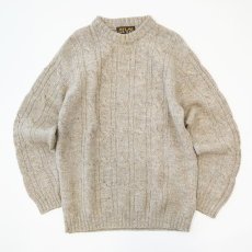 画像2: ATLAS WOOL COTTON KNIT SWEATER (2)