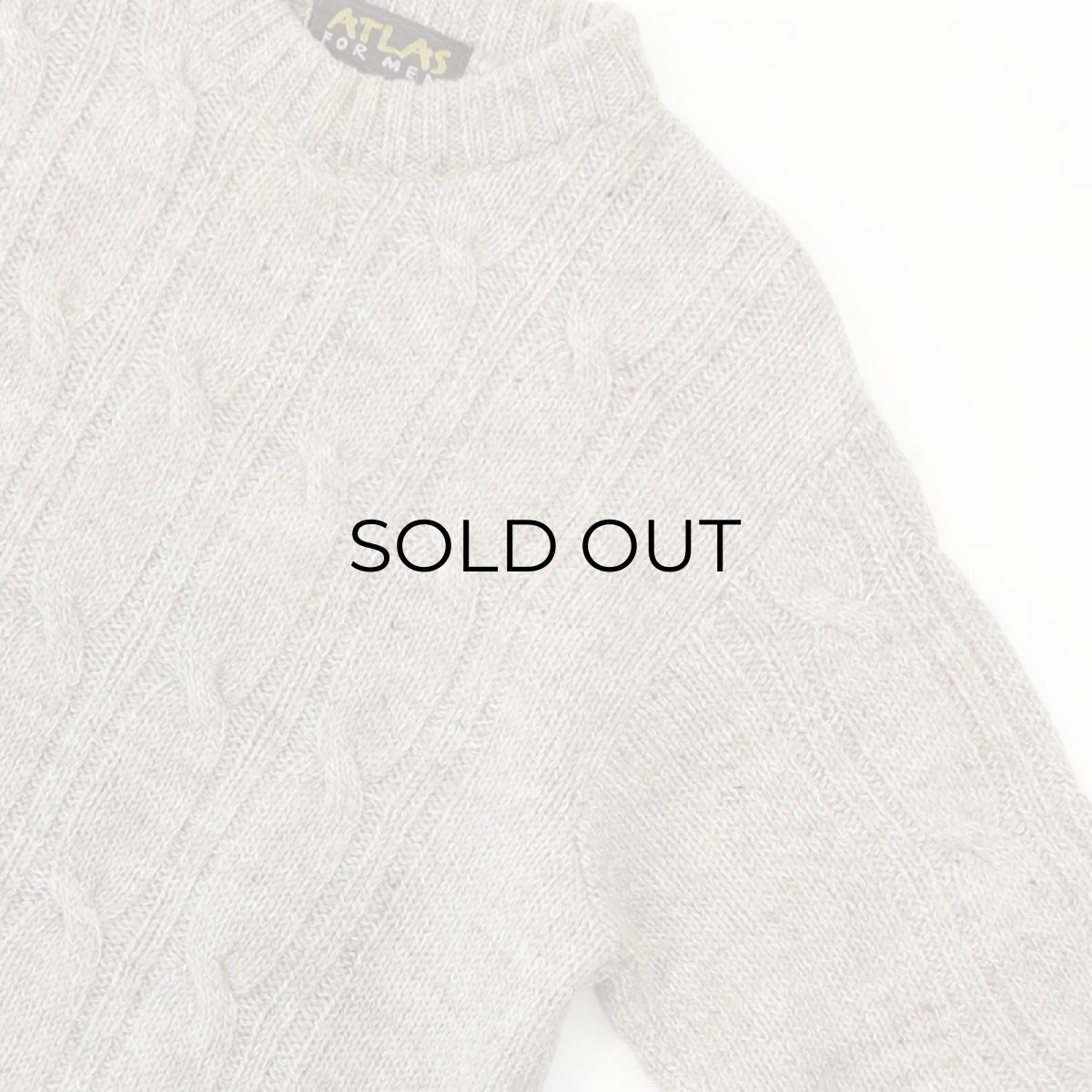 画像4: ATLAS WOOL COTTON KNIT SWEATER (4)
