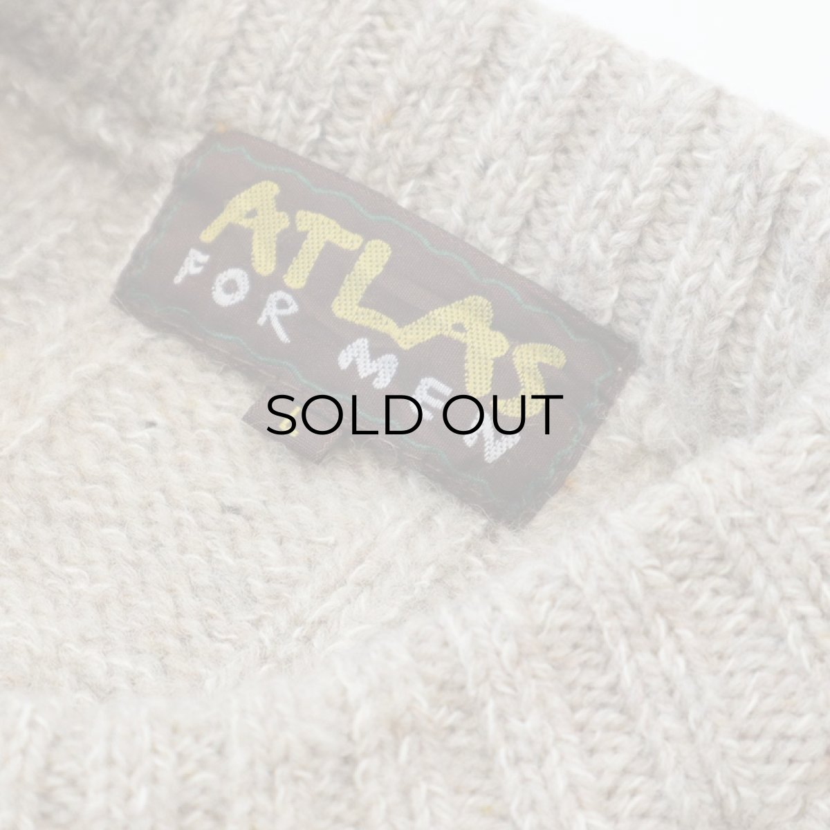 画像6: ATLAS WOOL COTTON KNIT SWEATER (6)