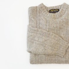 画像1: ATLAS WOOL COTTON KNIT SWEATER (1)