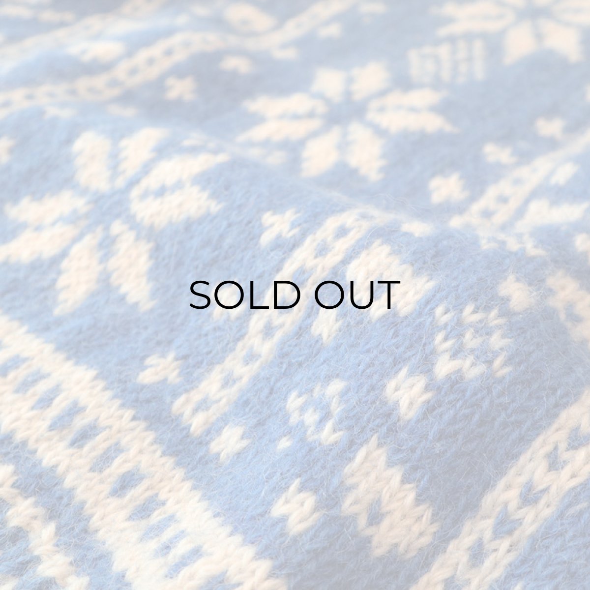 画像7: OLD UNKNOWN BRAND WOOL HAND KNIT NORDIC SWEATER (7)