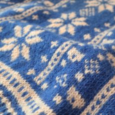 画像7: OLD UNKNOWN BRAND WOOL HAND KNIT NORDIC SWEATER (7)
