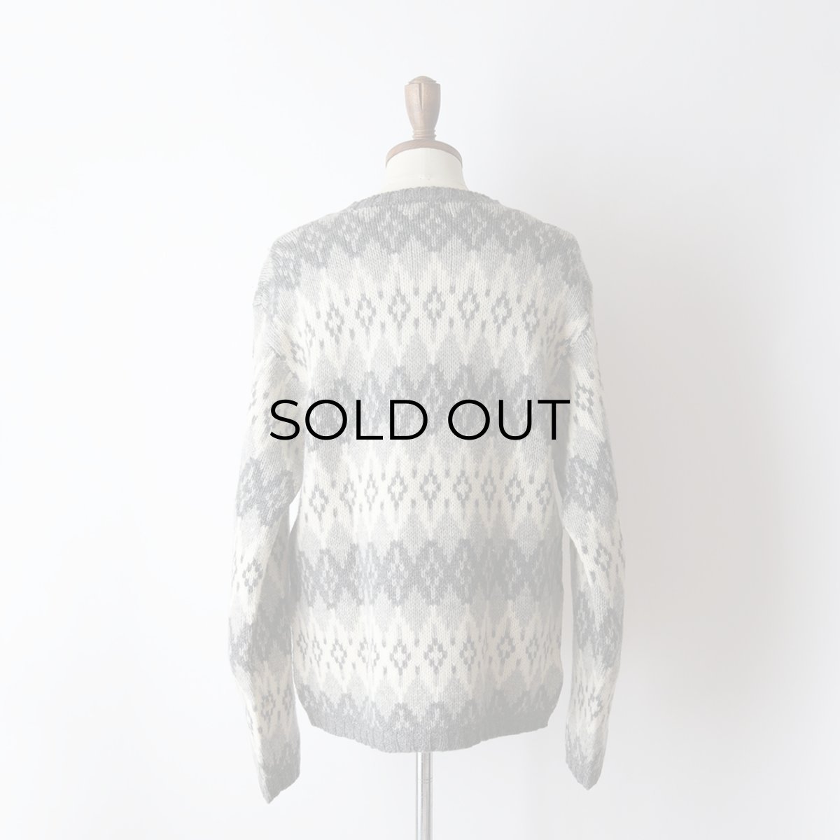 画像12: 〜90's J. CREW WOOL JACQUARD KNIT SWEATER (12)