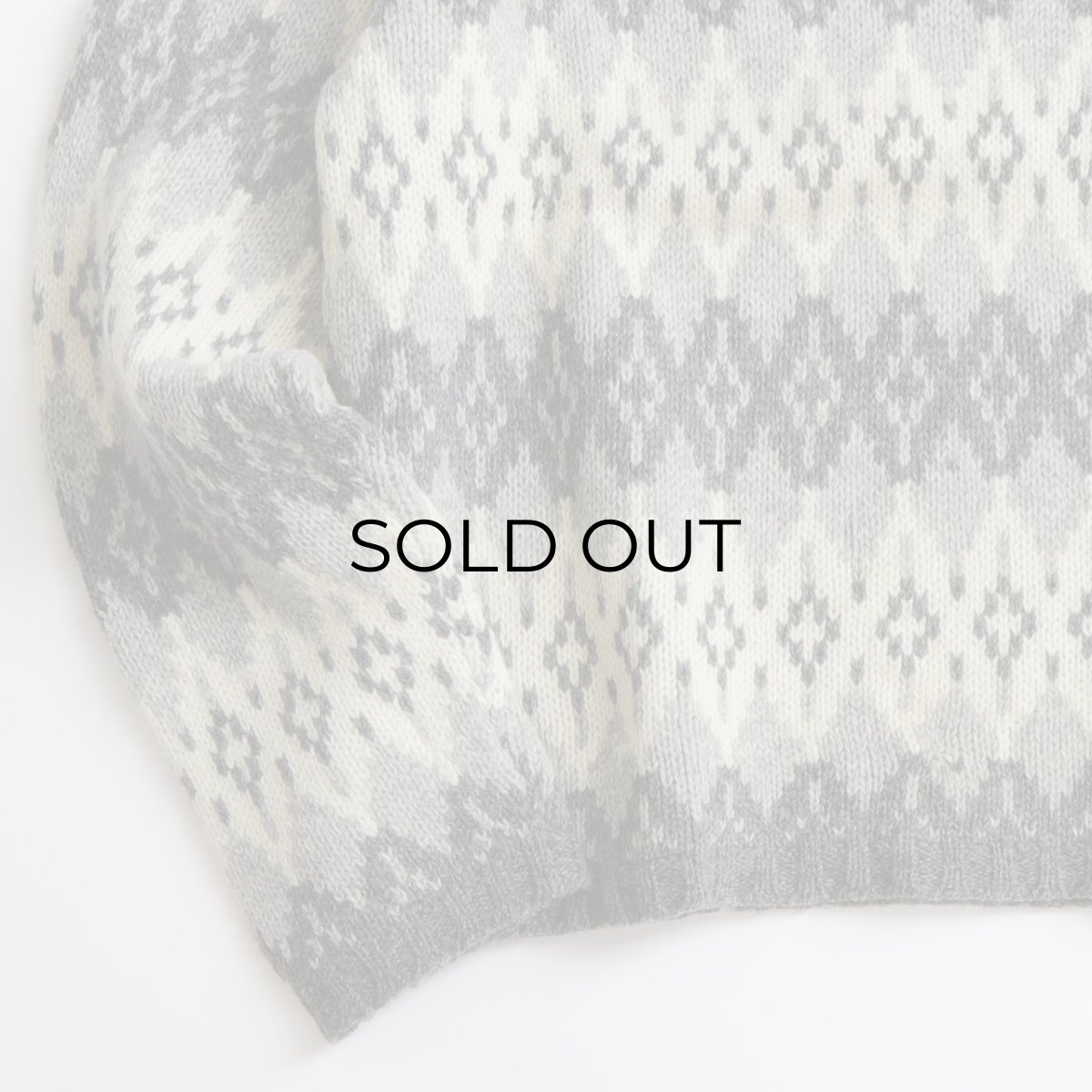 画像4: 〜90's J. CREW WOOL JACQUARD KNIT SWEATER (4)