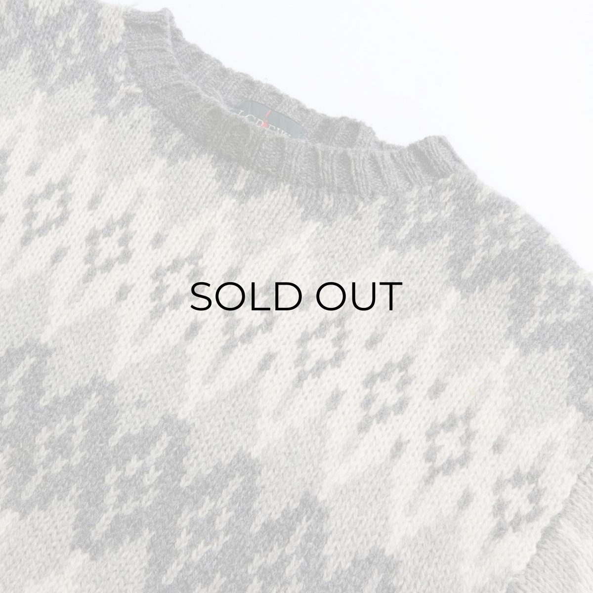 画像5: 〜90's J. CREW WOOL JACQUARD KNIT SWEATER (5)