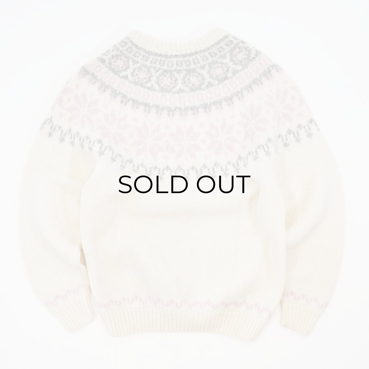 画像2: Eddie Bauer WOOL KNIT NORDIC SWEATER (2)