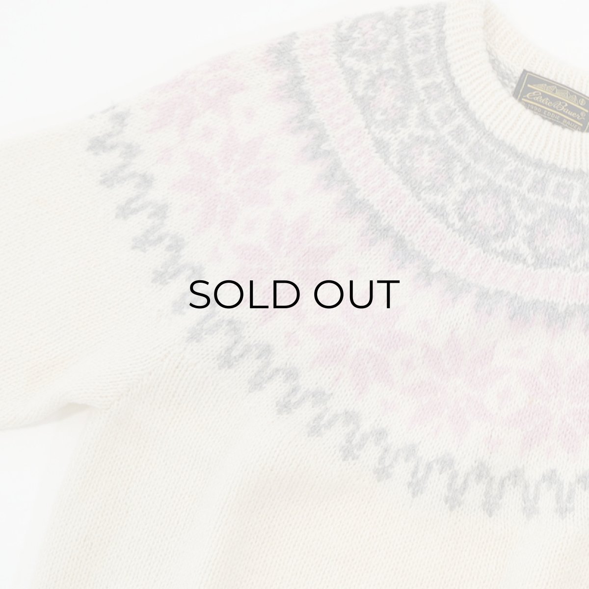 画像3: Eddie Bauer WOOL KNIT NORDIC SWEATER (3)