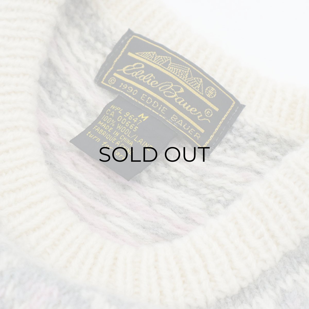 画像6: Eddie Bauer WOOL KNIT NORDIC SWEATER (6)