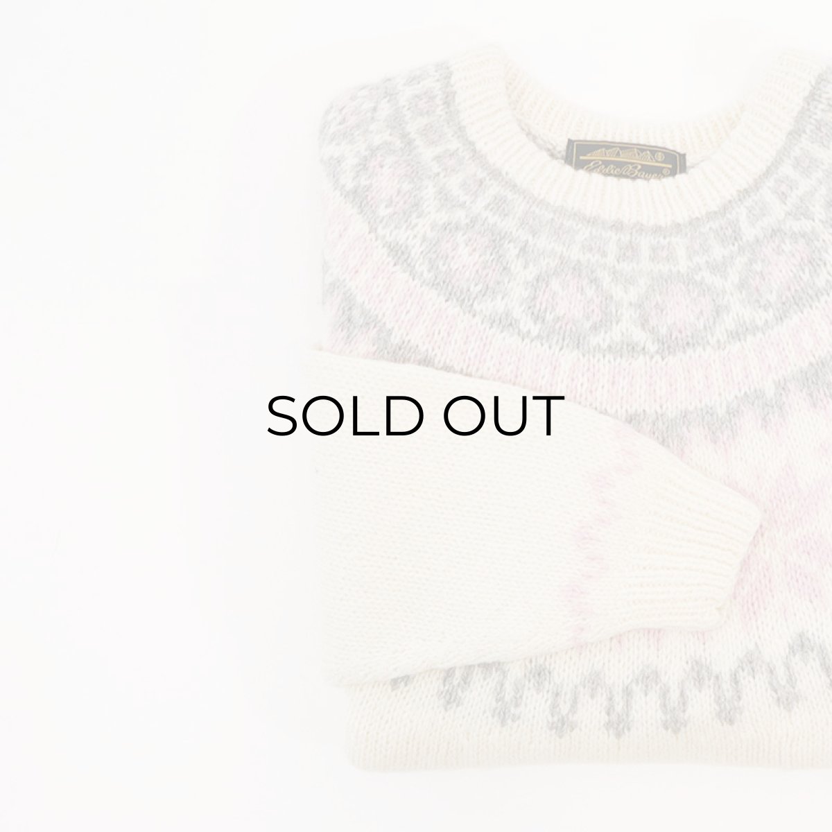 画像10: Eddie Bauer WOOL KNIT NORDIC SWEATER (10)