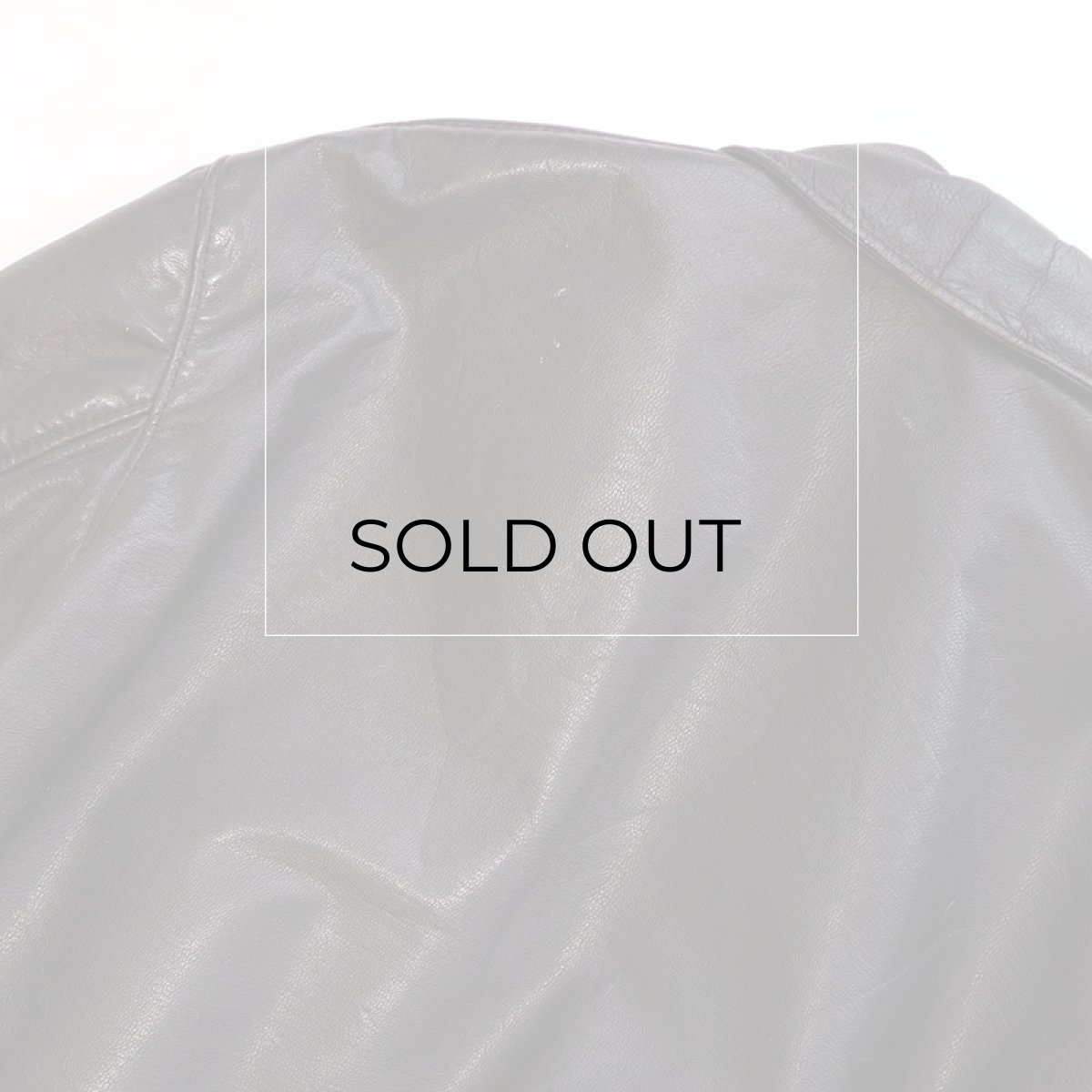 画像11: 80's UNKNOWN BRAND LEATHER A-2 style ZIP JACKET (11)