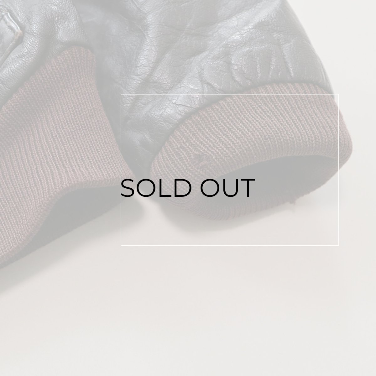 画像10: 80's UNKNOWN BRAND LEATHER A-2 style ZIP JACKET (10)