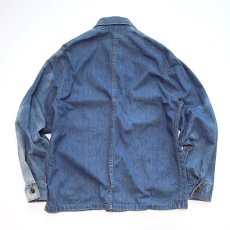 画像3: 〜80's UNKNOWN BRAND COTTON DENIM CHORE JACKET (3)