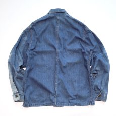 画像3: 〜80's UNKNOWN BRAND COTTON DENIM CHORE JACKET (3)