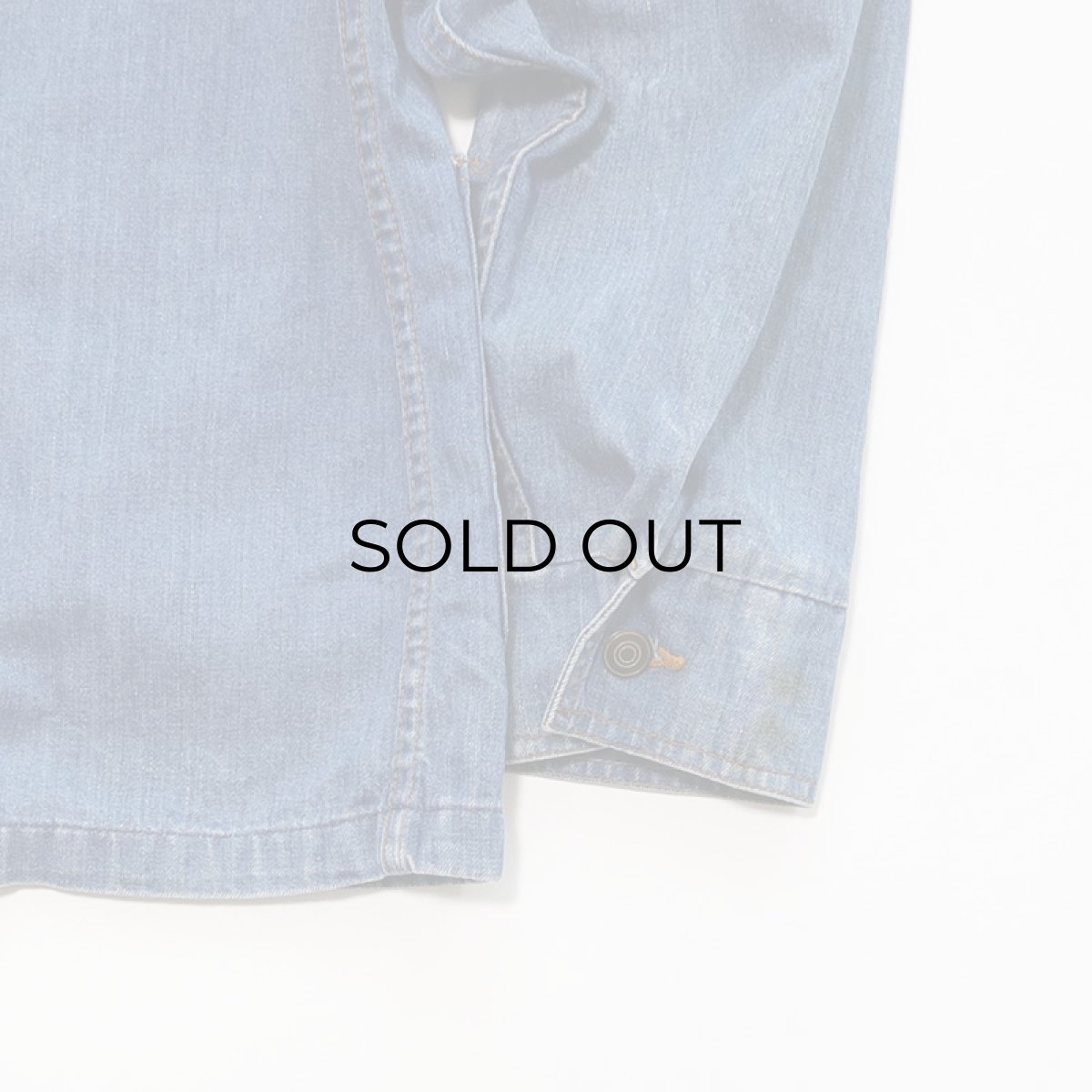 画像10: 〜80's UNKNOWN BRAND COTTON DENIM CHORE JACKET (10)