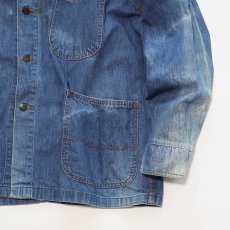 画像5: 〜80's UNKNOWN BRAND COTTON DENIM CHORE JACKET (5)