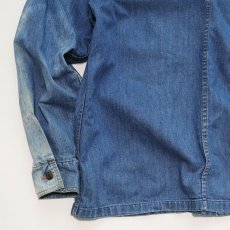 画像9: 〜80's UNKNOWN BRAND COTTON DENIM CHORE JACKET (9)