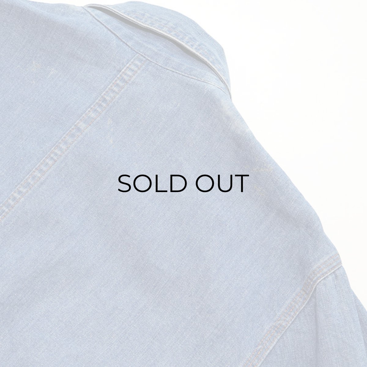 画像8: 〜80's UNKNOWN BRAND COTTON DENIM CHORE JACKET (8)