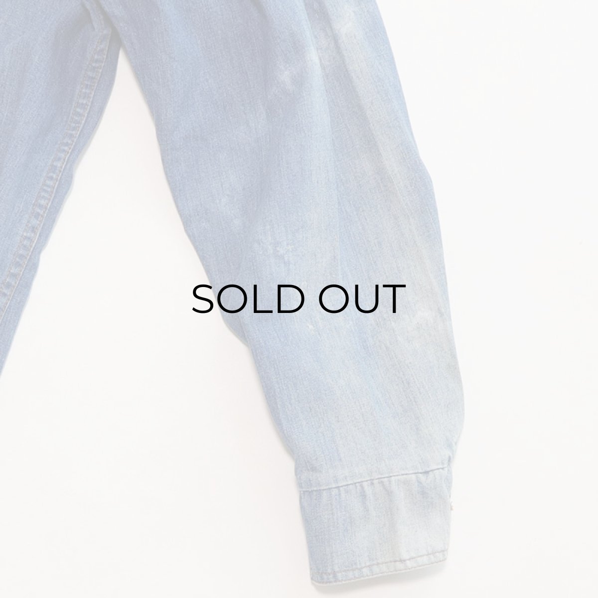 画像7: 〜80's UNKNOWN BRAND COTTON DENIM CHORE JACKET (7)