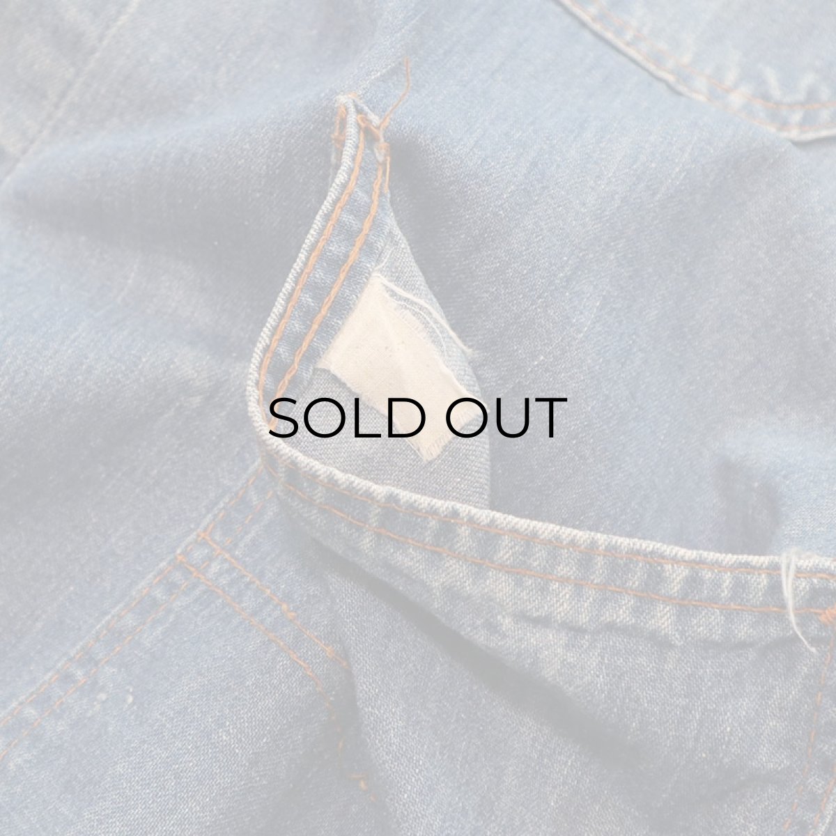 画像12: 〜80's UNKNOWN BRAND COTTON DENIM CHORE JACKET (12)