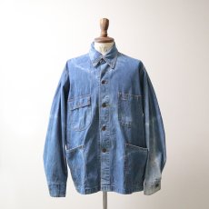 画像15: 〜80's UNKNOWN BRAND COTTON DENIM CHORE JACKET (15)