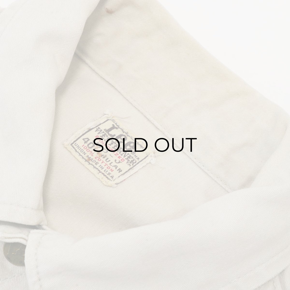 画像4: 60's Lee 100-J "WESTERNER" COTTON SATEEN TRUCKER JACKET with 〜70's HARLEY-DAVIDSON WAPPEN (4)