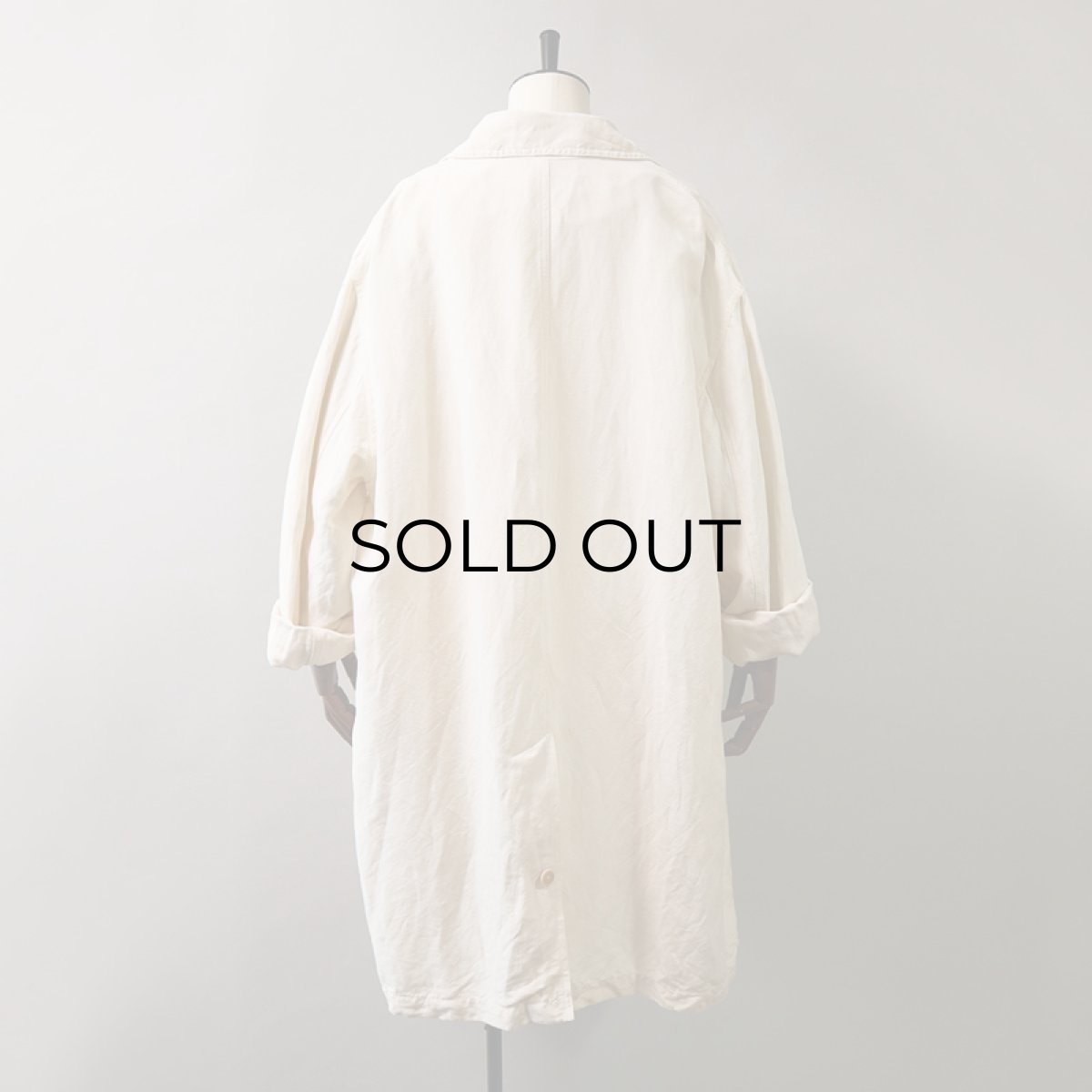 画像10: 〜90's DONNA KARAN SILK LINEN DUSTER COAT (10)