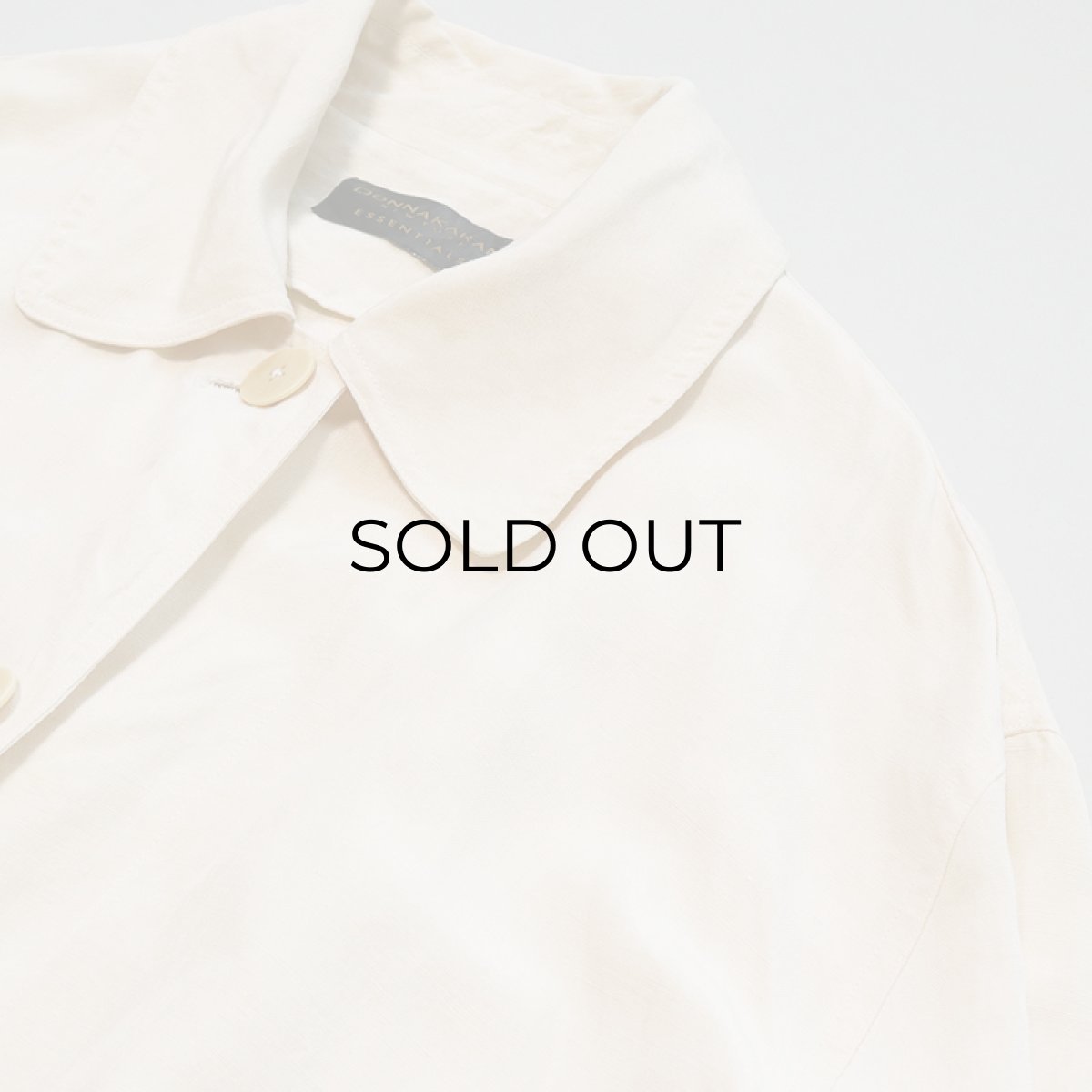 画像3: 〜90's DONNA KARAN SILK LINEN DUSTER COAT (3)