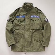 画像1: 70's US AIR FORCE M-65 COTTON NYLON FIELD JACKET 【SHORT-REGULAR】 (1)