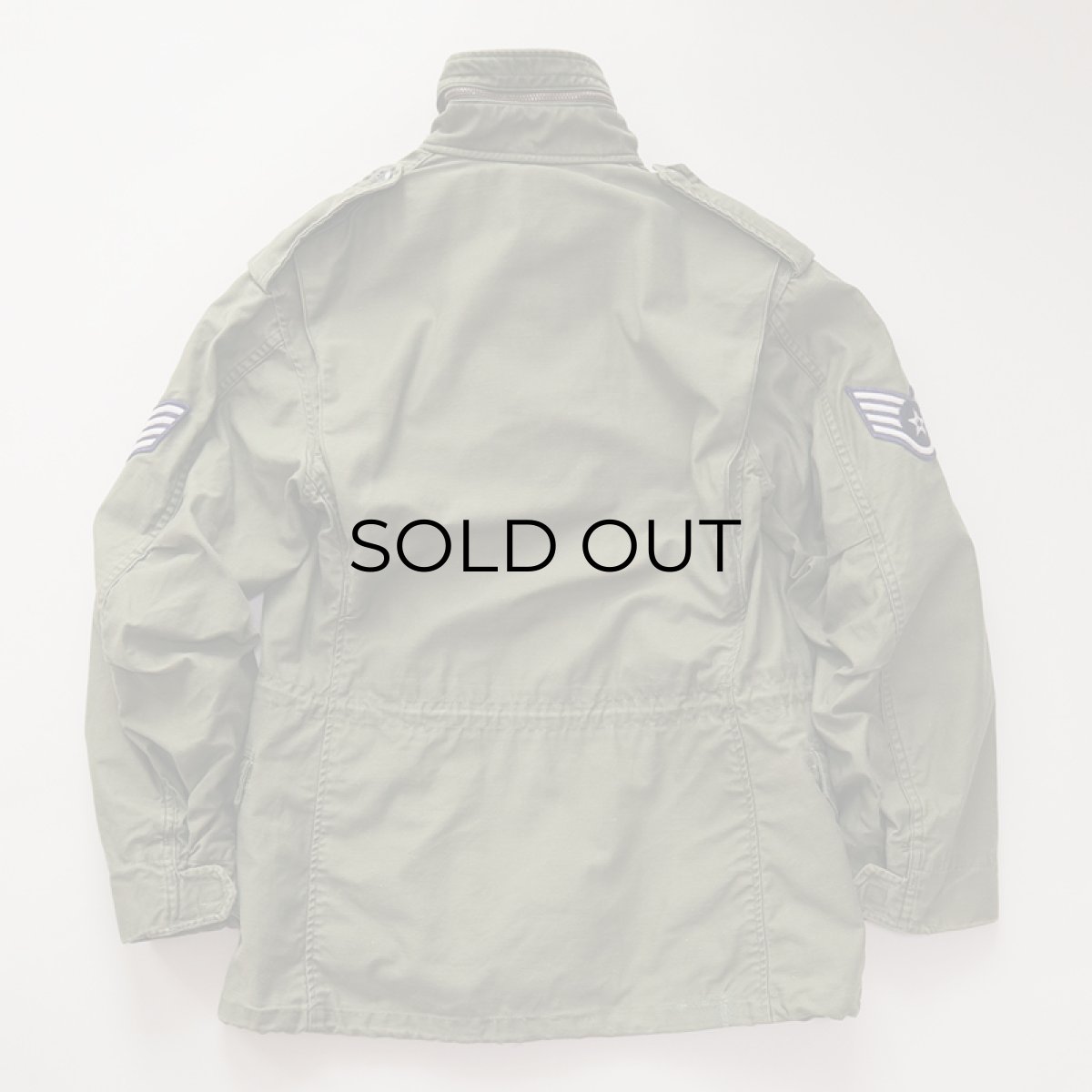 画像3: 70's US AIR FORCE M-65 COTTON NYLON FIELD JACKET 【SHORT-REGULAR】 (3)