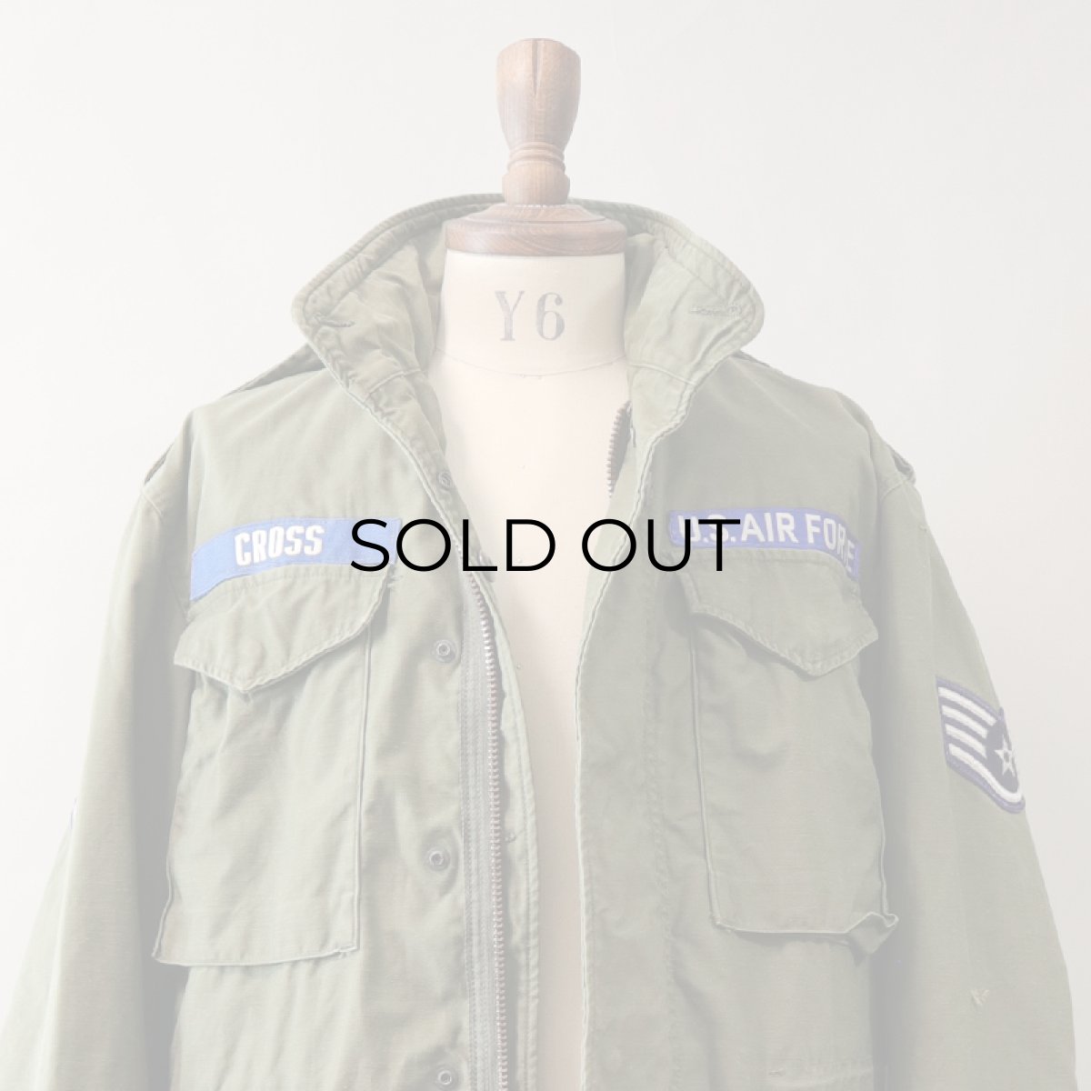 画像15: 70's US AIR FORCE M-65 COTTON NYLON FIELD JACKET 【SHORT-REGULAR】 (15)