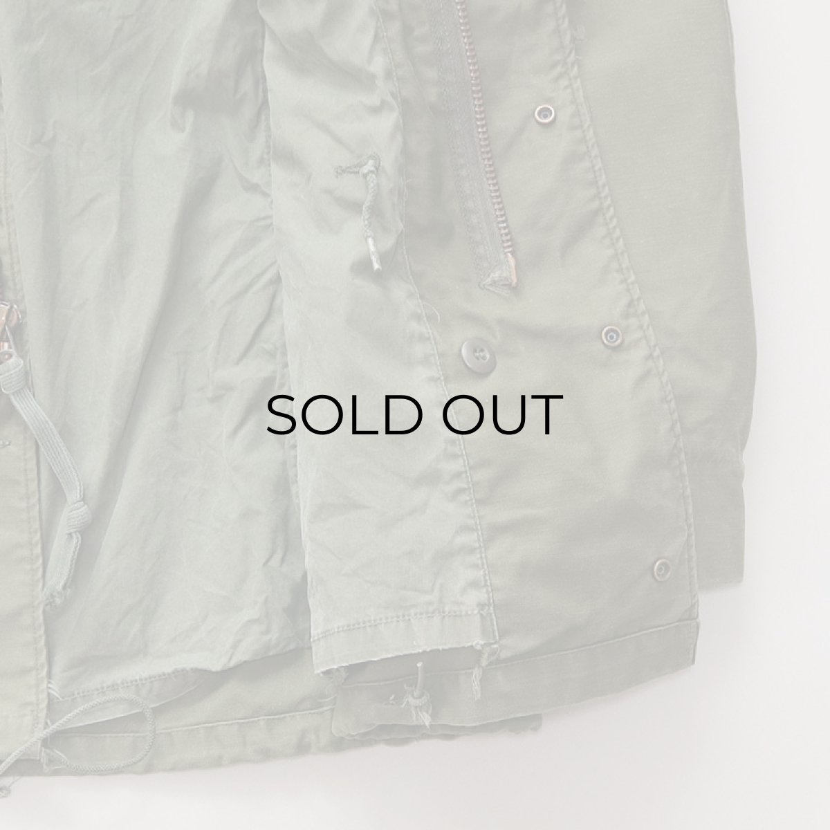 画像6: 70's US AIR FORCE M-65 COTTON NYLON FIELD JACKET 【SHORT-REGULAR】 (6)