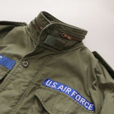 画像4: 70's US AIR FORCE M-65 COTTON NYLON FIELD JACKET 【SHORT-REGULAR】 (4)