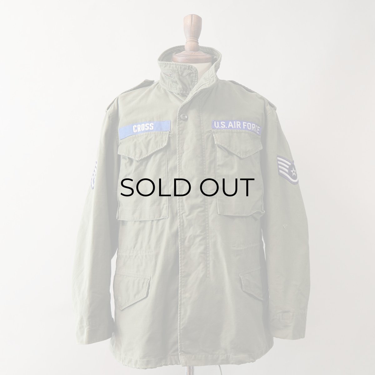 画像16: 70's US AIR FORCE M-65 COTTON NYLON FIELD JACKET 【SHORT-REGULAR】 (16)