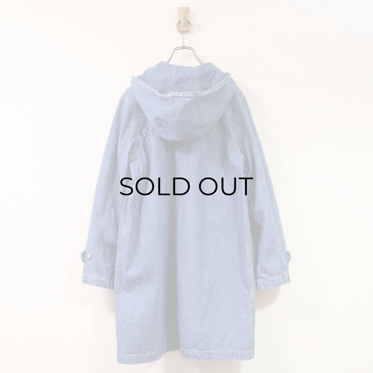 画像6: DENIM & Co. DENIM DUFFLE COAT (6)