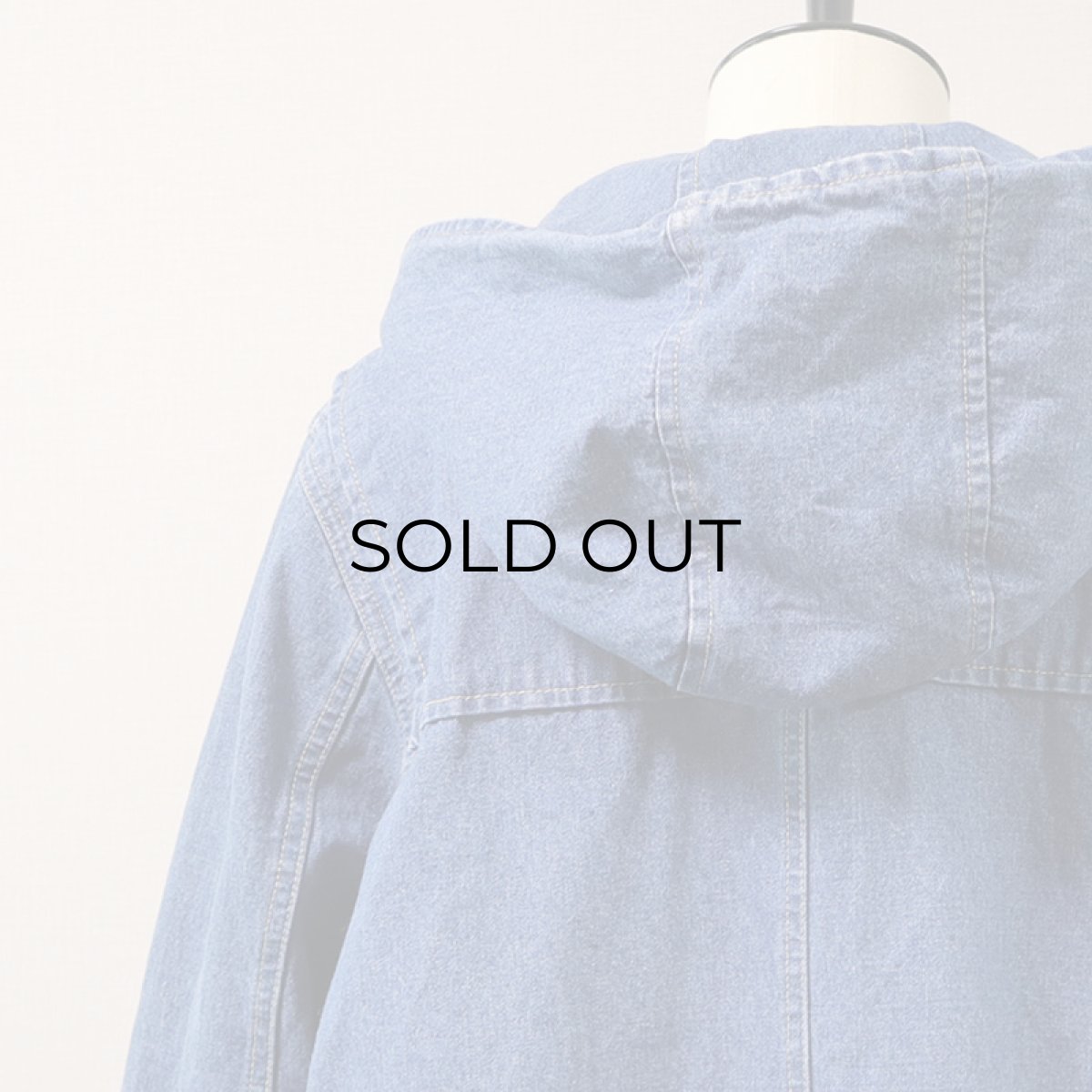 画像10: DENIM & Co. DENIM DUFFLE COAT (10)