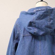 画像10: DENIM & Co. DENIM DUFFLE COAT (10)