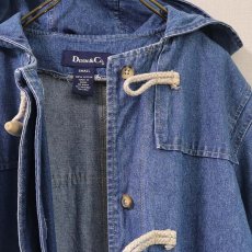 画像9: DENIM & Co. DENIM DUFFLE COAT (9)