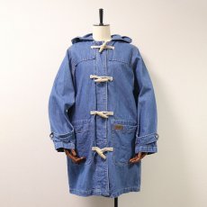 画像1: DENIM & Co. DENIM DUFFLE COAT (1)