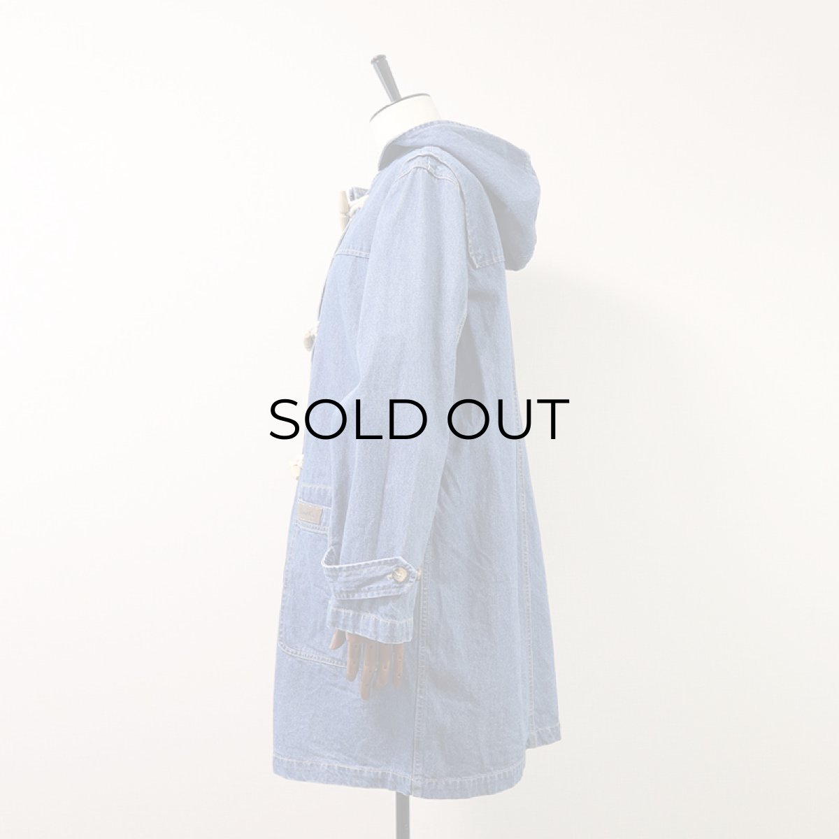 画像2: DENIM & Co. DENIM DUFFLE COAT (2)
