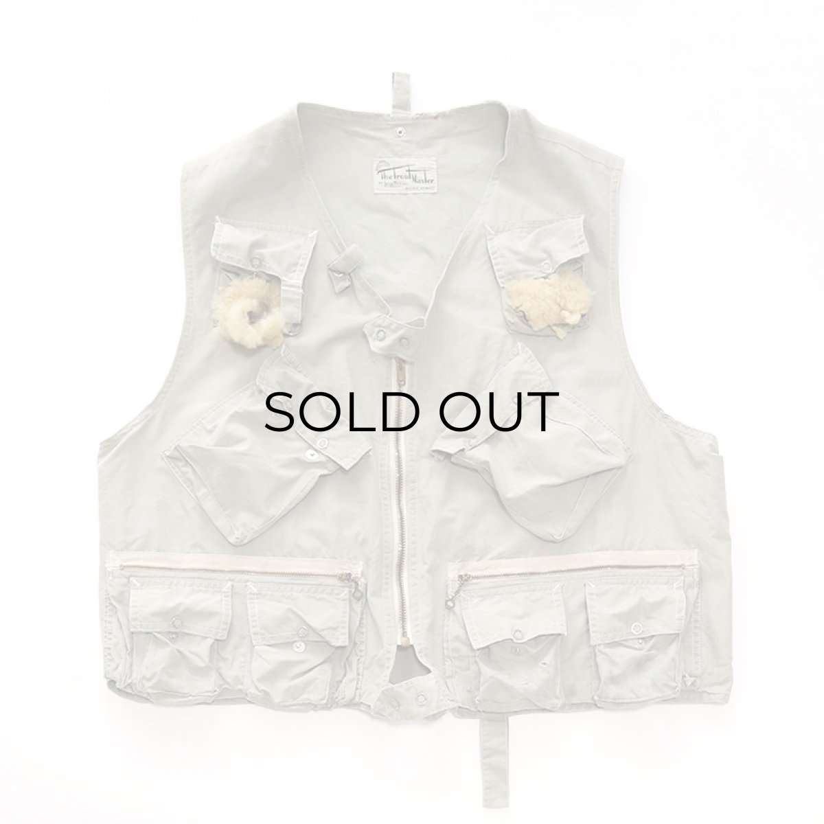 画像1: 〜60's The Trout Master COTTON FISHING VEST (1)