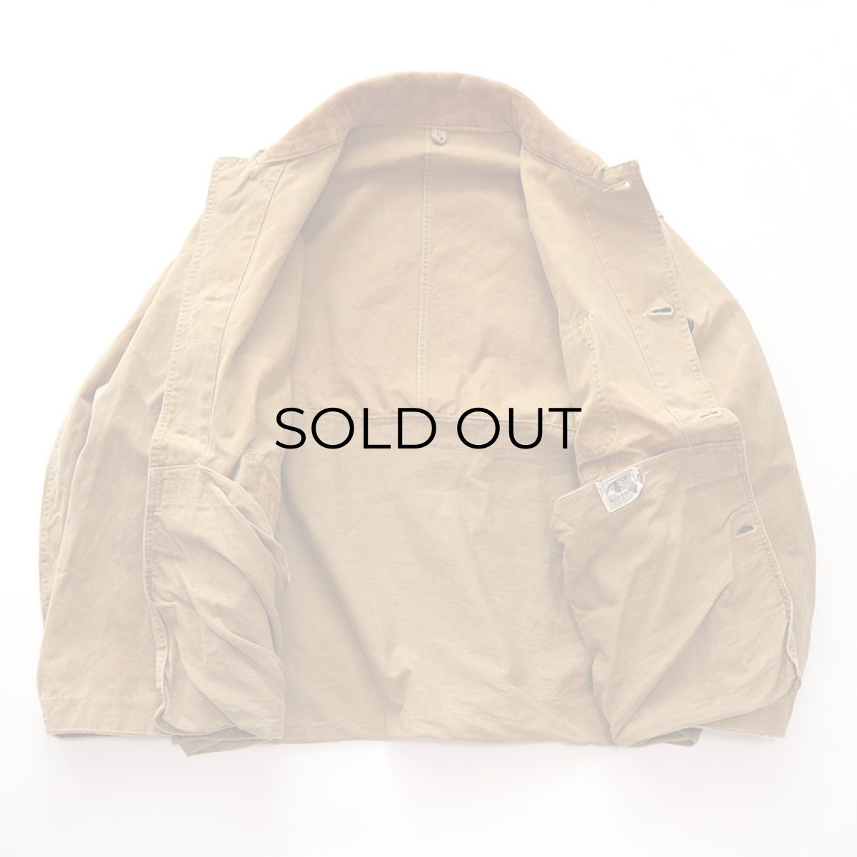 画像2: 〜40's RED HEAD "BLUE BILL" COTTON DUCK HUNTING JACKET (2)