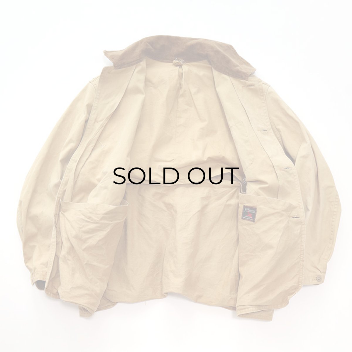画像2: 〜50's SEARS "JC Higgins" COTTON DUCK HUNTING JACKET (2)