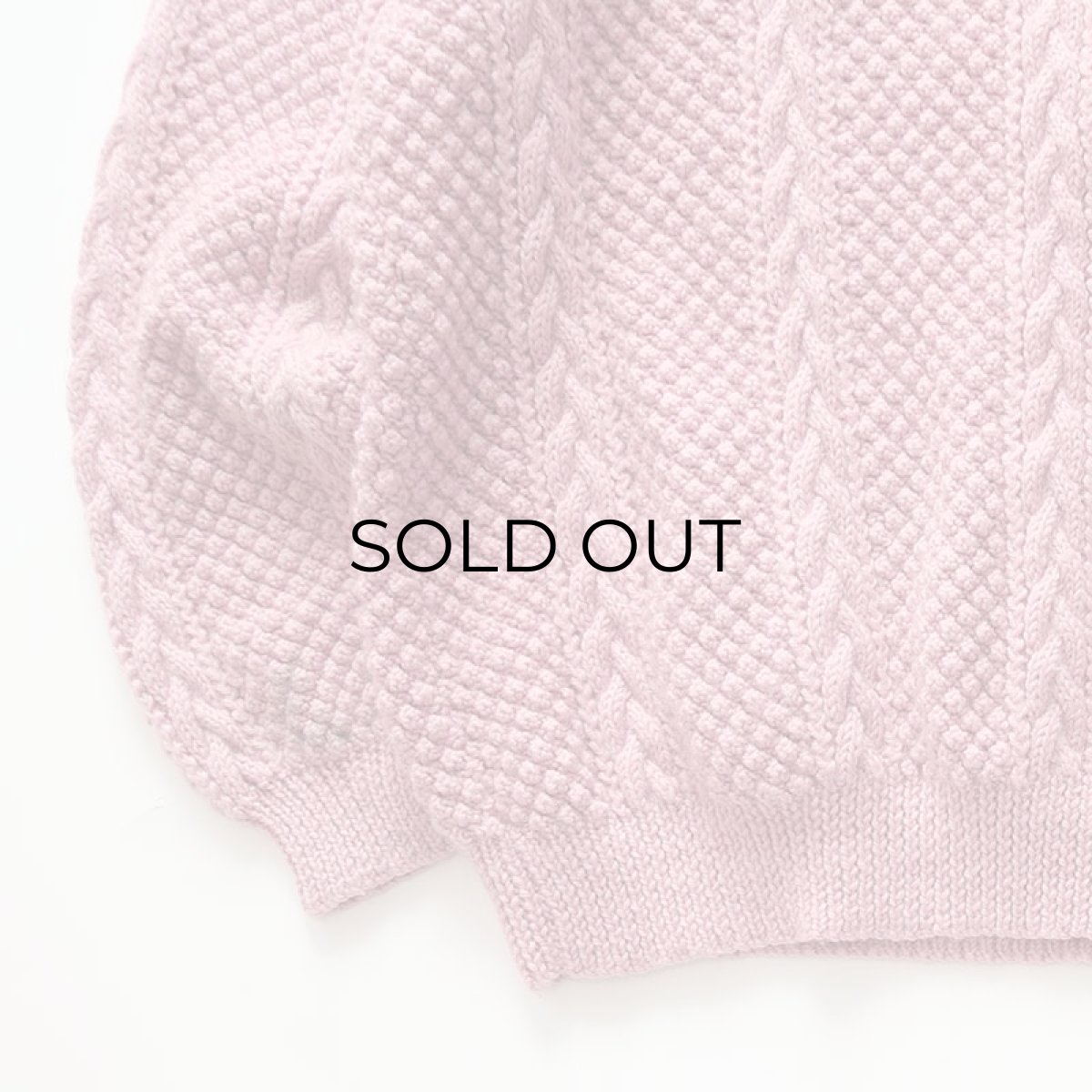 画像4: OLD UNKNOWN BRAND WOOL HAND KNIT FISHERMAN'S SWEATER (4)